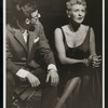 Bobby Van (Phil Dolan III) and Elaine Stritch (Peggy Porterfield) in the 1954 revival of On Your Toes