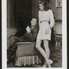 Dan Tobin and Katharine Hepburn in the stage production The Philadelphia Story