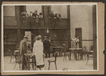Scene from the 1916 silent film Reggie Mixes In