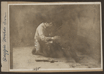 Scene from the 1916 silent film Reggie Mixes In