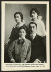 Dore Schary (front row, left) with his brother and sisters