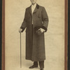 Publicity photograph of William Gillette in his stage adaptation Sherlock Holmes