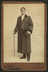 Publicity photograph of William Gillette in his stage adaptation Sherlock Holmes