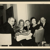 Sylvia Sidney, Leo Lucker (right), and others