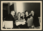 Sylvia Sidney, Leo Lucker (right), and others