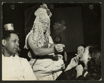 Myron McCormick (Luther Billis) in Honey Bun costume in South Pacific