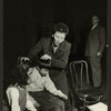 Mary Martin (Nellie Forbush) with Barbara Luna (Ngana), Michael De Leon (Jerome) and Ezio Pinza (Emile de Becque) in rehearsal for South Pacific