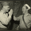 Harvey Stephens (Comdr. William Harbison) and Myron McCormick (Luther Billis) in South Pacific