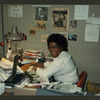 Barbara Purdie, staff member in the Billy Rose Theatre Division of The New York Public Library for the Performing Arts.
