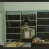 Christine Karatnytsky, librarian in the Billy Rose Theatre Division of The New York Public Library for the Performing Arts.