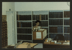 Christine Karatnytsky, librarian in the Billy Rose Theatre Division of The New York Public Library for the Performing Arts.