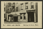 Theatres -- U.S. -- N.Y. -- Cherry Lane