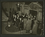 Theatregoers in the lobby of the Lyceum Theatre