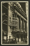 Marquee of the Lyceum Theatre advertising the production Squaring the Circle