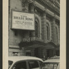 Marquee of the Lyceum Theatre advertising the stage production The Brass Ring