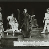 Joseph Shaw, Hugh Webster, Kate Reid, and John Colicos in the Stratford Shakespearean Festival stage production Troilus and Cressida