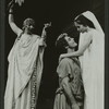 William Hutt, Peter Donat, and Martha Henry in the Stratford Shakespearean Festival stage production Troilus And Cressida.