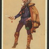 Illustration of Malvolio in Twelfth Night, Act II, Scene V