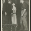 Van Heflin, Gloria Marlowe, and Richard Davalos in the stage production A View from the Bridge