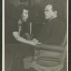 Eileen Heckart and Van Heflin in the stage production A View from the Bridge