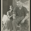 Gloria Marlowe and Richard Davalos in the stage production A View from the Bridge