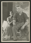 Gloria Marlowe and Richard Davalos in the stage production A View from the Bridge