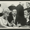 Margaret Leighton, Tennessee Williams, and Patrick O'Neal during production of Night of the Iguana, ca. 1961.