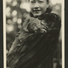 Anna May Wong holding baby koala