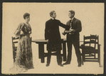 Frank P. Worthing, center, and two unidentified actors