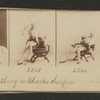 Six images of Frank Worthing, several in costume as Charles Surface