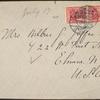 Letters to his mother, Mrs. Wilbur G. Griffes