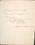 Letter to Charles T. Griffes from Pierre Monteux