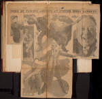 Scrapbook documenting the appearances of dancer Alice Eis and her partner Bert French