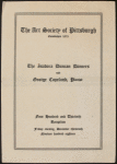 The Art Society of Pittsburgh, December 13, 1918