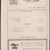 Metropolitan Opera House, April 6, 1920