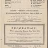 Marion Morgan Dancers program for The Palladium