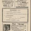 Marion Morgan Dancers program for The Palladium