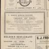 Marion Morgan Dancers program for The Palladium