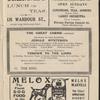 Marion Morgan Dancers program for The Palladium