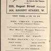 Marion Morgan Dancers program for The Palladium