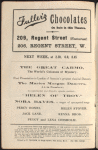 Marion Morgan Dancers program for The Palladium