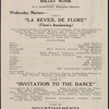 Program for Anna Pavlova's appearance at the Manhattan Opera House