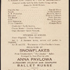 Program for Anna Pavlova's appearance with the Boston Grand Opera Company, December 30, 1915
