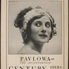 Program for Anna Pavlova's appearance at the Century Opera House, February 16, 1915