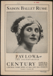Program for Anna Pavlova's appearance at the Century Opera House, February 16, 1915