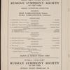 Program for Anna Pavlova's appearance at the Century Opera House, February 16, 1915