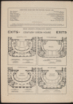 Program for Anna Pavlova's appearance at the Century Opera House, February 16, 1915