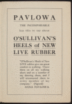 Program for Anna Pavlova's appearance at the Century Opera House, February 16, 1915