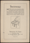 Program for Anna Pavlova's appearance at the Century Opera House, February 16, 1915