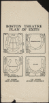 Program for Anna Pavlova's appearance at the Boston Theatre, March 4, 1915